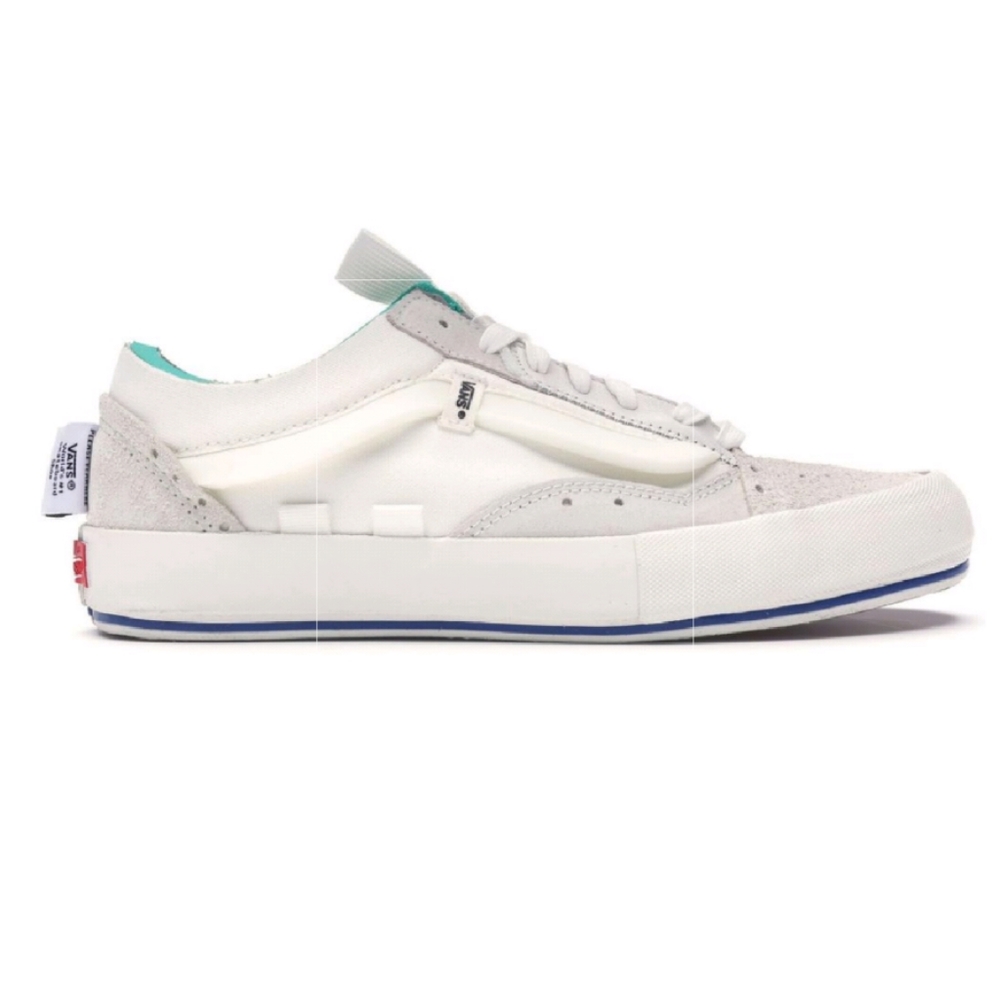 Van's Vault White Old Skool Cap Deconstructed